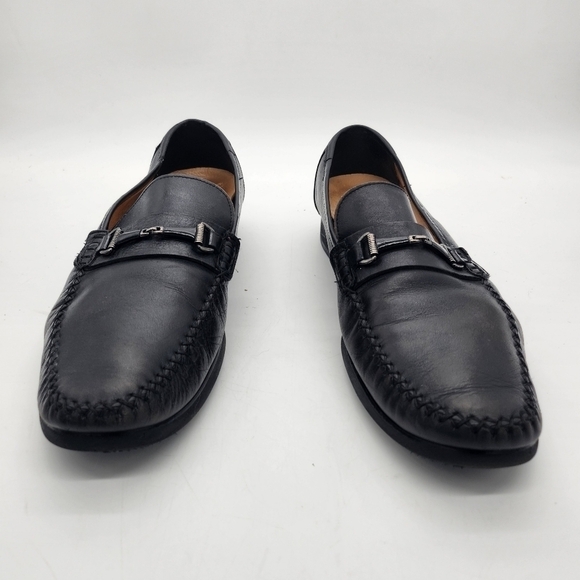 Mezlan Shoe Men 12 M Ghedini Genuine Calfskin Loafer Slip-On Black main image 4
